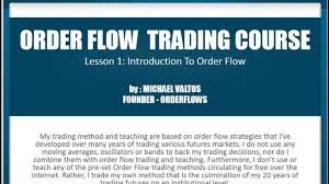 Order Flow Trading Course