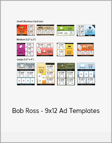 Bob Ross - 9x12 Ad Templates