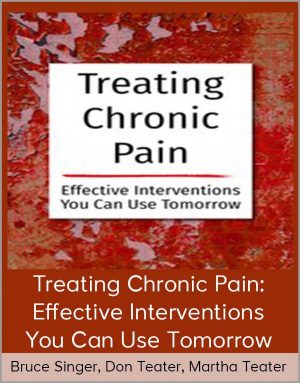 Bruce Singer Don Teater Martha Teater – Treating Chronic Pain