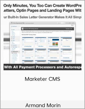 Armand Morin - Marketer CMS