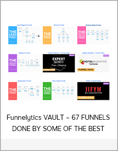 Funnelytics VAULT – 67 FUNNELS DONE BY SOME OF THE BEST