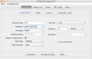 Interactive Brokers Data Downloader 3.0