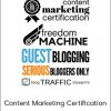 Jon Morrow - Content Marketing Certification