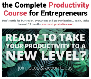 Focus And Action 2019 - Productivity Course By Shane Melaugh