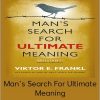 Viktor Frankl - Man's Search For Ultimate Meaning