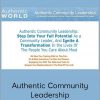 Authentic Word (AMP) - Authentic Community Leadership