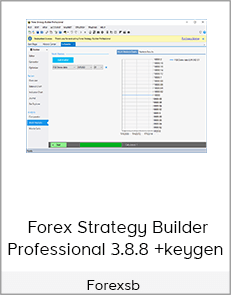 Forexsb - Forex Strategy Builder Professional 3.8.8 +keygen