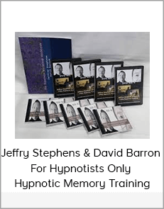 Jeffry Stephens & David Barron - For Hypnotists Only - Hypnotic Memory Training