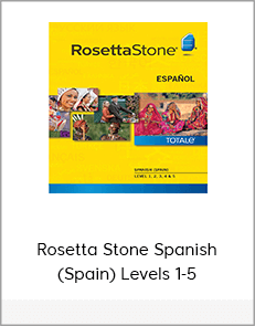 Rosetta Stone Spanish (Spain) Levels 1-5