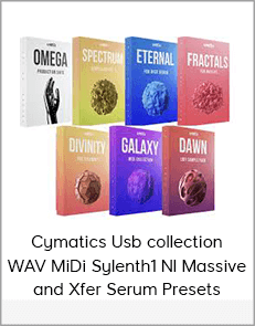 Cymatics Usb collection WAV MiDi Sylenth1 NI Massive and Xfer Serum Presets