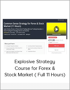 Explosive Strategy Course for Forex & Stock Market ( Full 11 Hours)