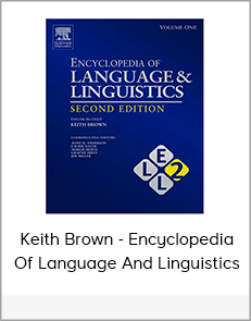 Keith Brown - Encyclopedia Of Language And Linguistics