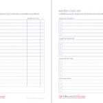 Organized Gal - To-Do Lists, Worksheets and Planners