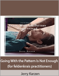 Jerry Karzen - Going With the Pattern Is Not Enough (for feldenkrais practitioners)