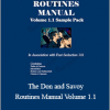 Love Systems - The Don and Savoy - Routines Manual Volume 1.1