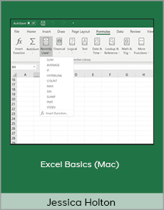 Jessica Holton – Excel Basics (Mac)