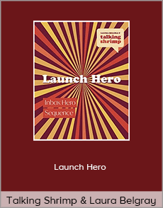 Talking Shrimp and Laura Belgray - Launch Hero