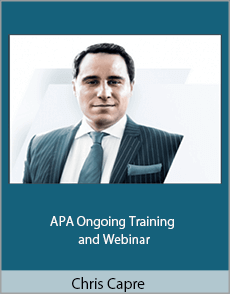 Chris Capre - APA Ongoing Training and Webinar