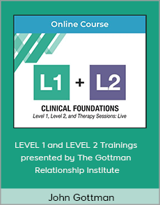 John Gottman - LEVEL 1 and LEVEL 2 Trainings presented by The Gottman Relationship Institute