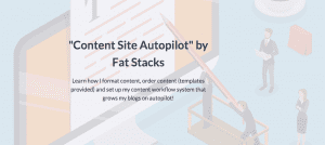 Jon Dykstra - Content Site Autopilot