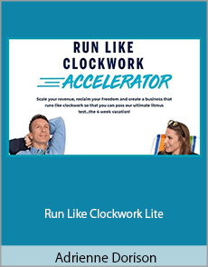 Adrienne Dorison - Run Like Clockwork Lite