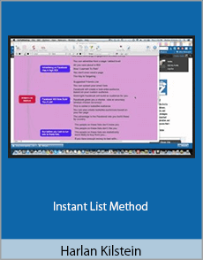 Harlan Kilstein - Instant List Method