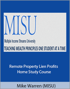 Mike Warren (MISU) - Remote Property Lien Profits Home Study Course