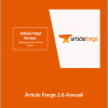 Article Forge 2.6 Annual