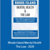 Robert Landau and Frederic G. Reamer - Rhode Island Mental Health The Law - 2020