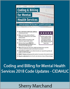 Sherry Marchand - Coding and Billing for Mental Health Services 2018 Code Updates - CIDAHLIC