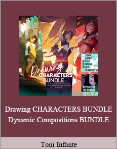 Toni Infante - Drawing CHARACTERS BUNDLE - Dynamic Compositions BUNDLE