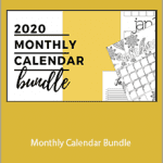 Chrissy Halton - Monthly Calendar Bundle