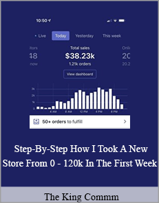 The King Commm - Step-By-Step How I Took A New Store From 0 - 120k In The First Week